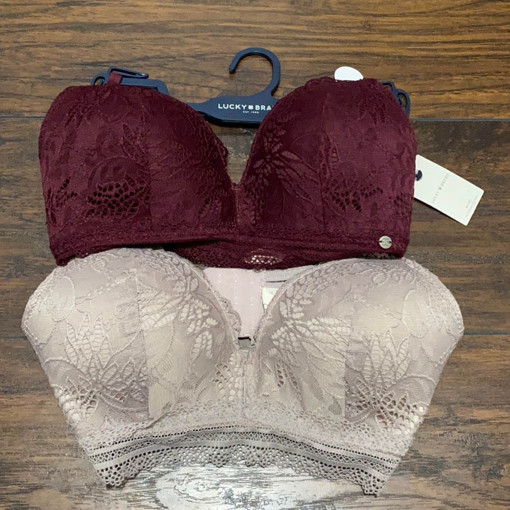 Lucky Brand bras 2 NWT 34C
